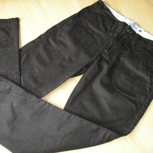 Peter Manning Slim-Fit BLACK Chinos  30 x 29